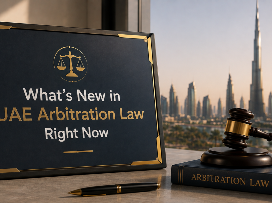 What's New in UAE Arbitration Law Right Now