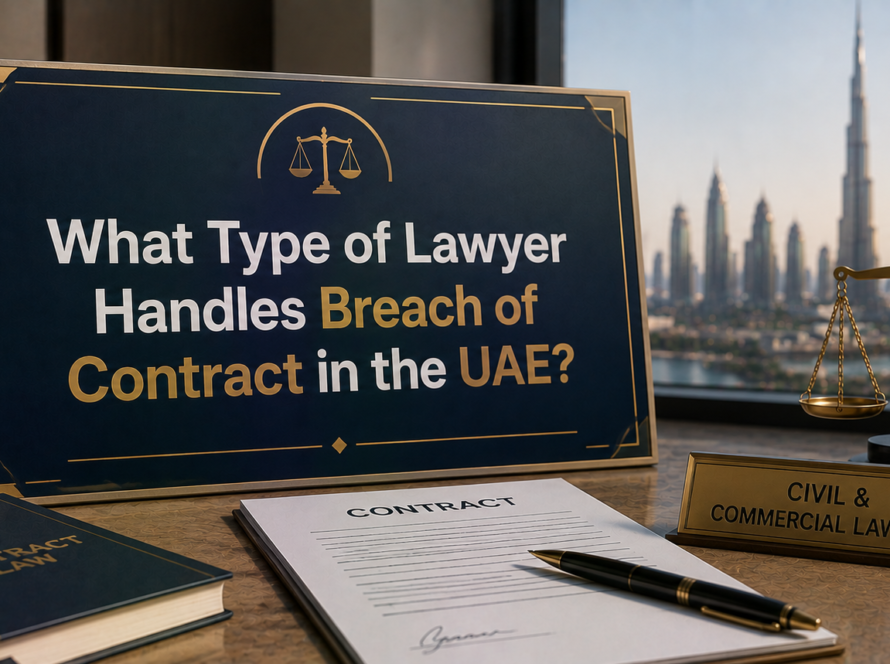 What Type of Lawyer Handles Breach of Contract in the UAE?