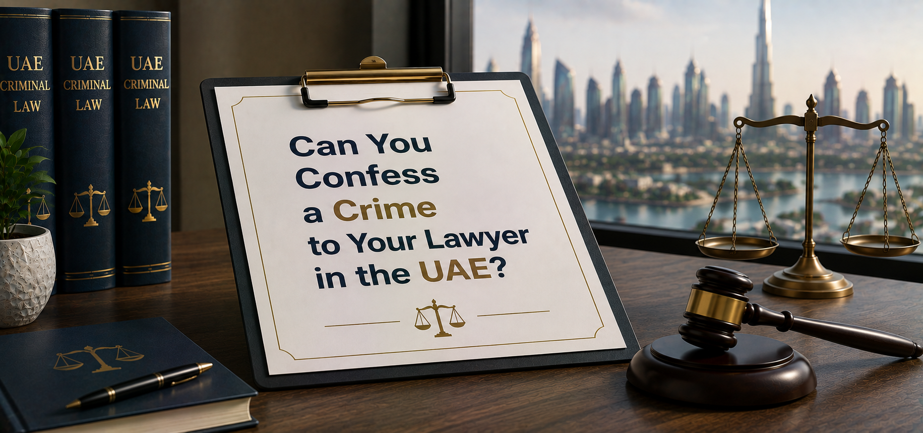 Can You Confess a Crime to Your Lawyer in the UAE?