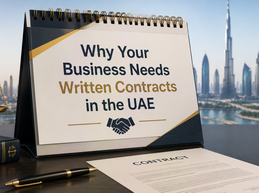 Why Your Business Needs Written Contracts in the UAE