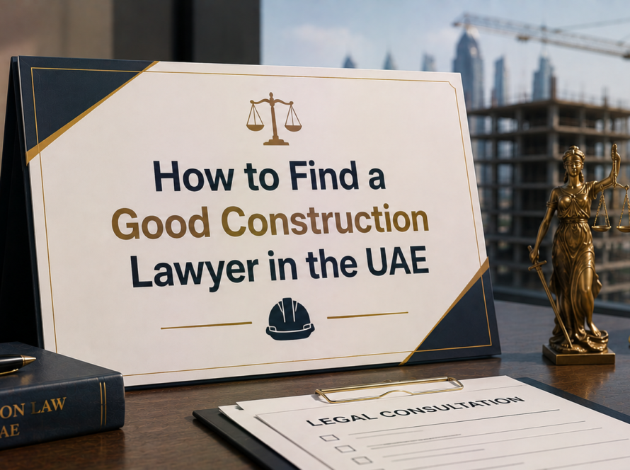 How to Find a Good Construction Lawyer in the UAE