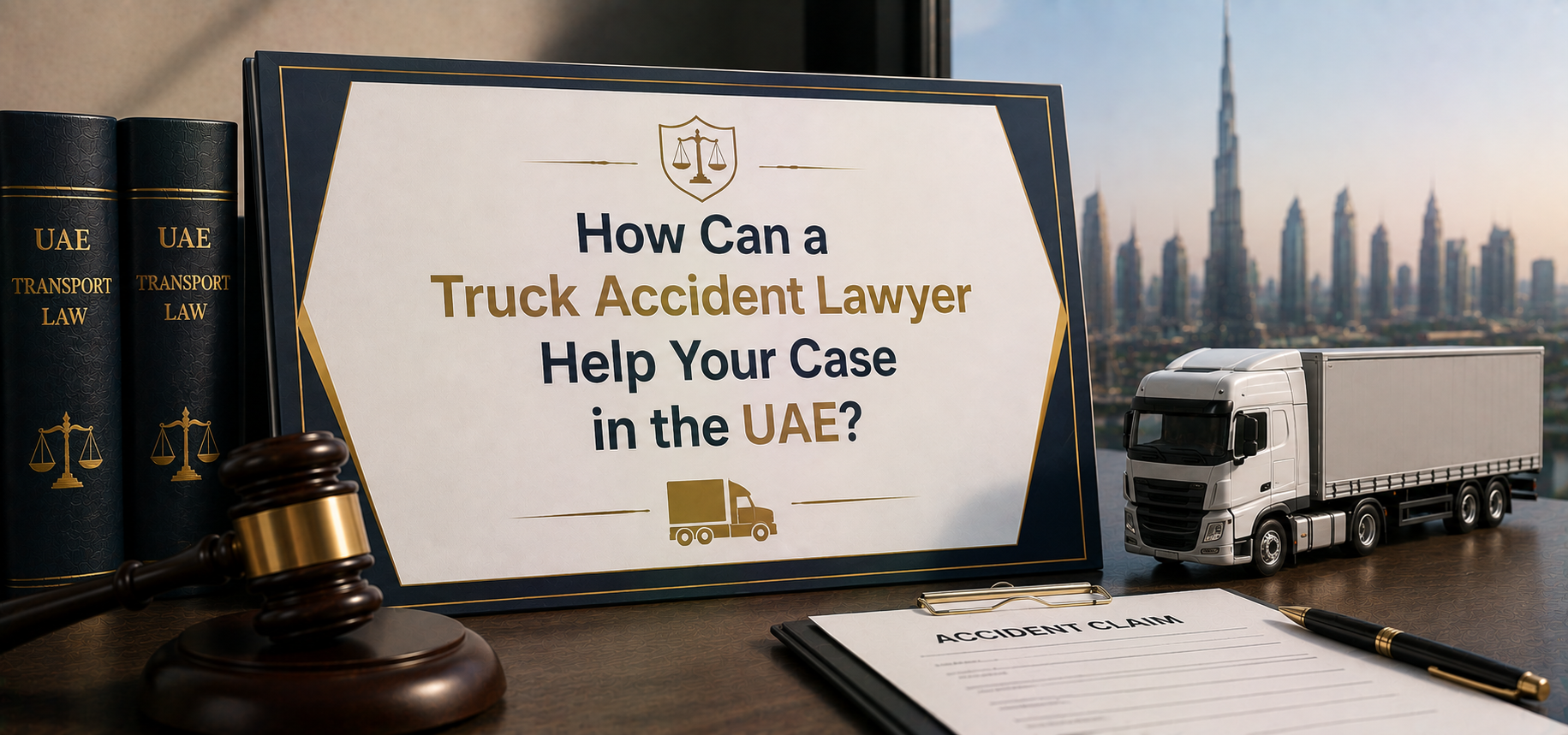 How Can a Truck Accident Lawyer Help Your Case in the UAE?