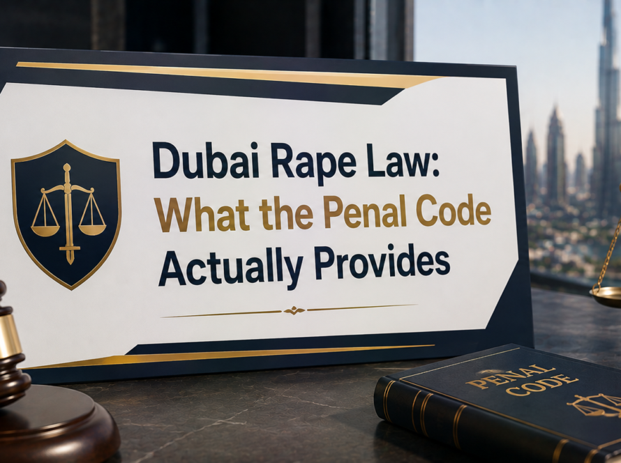 Dubai Rape Law: What the Penal Code Actually Provides