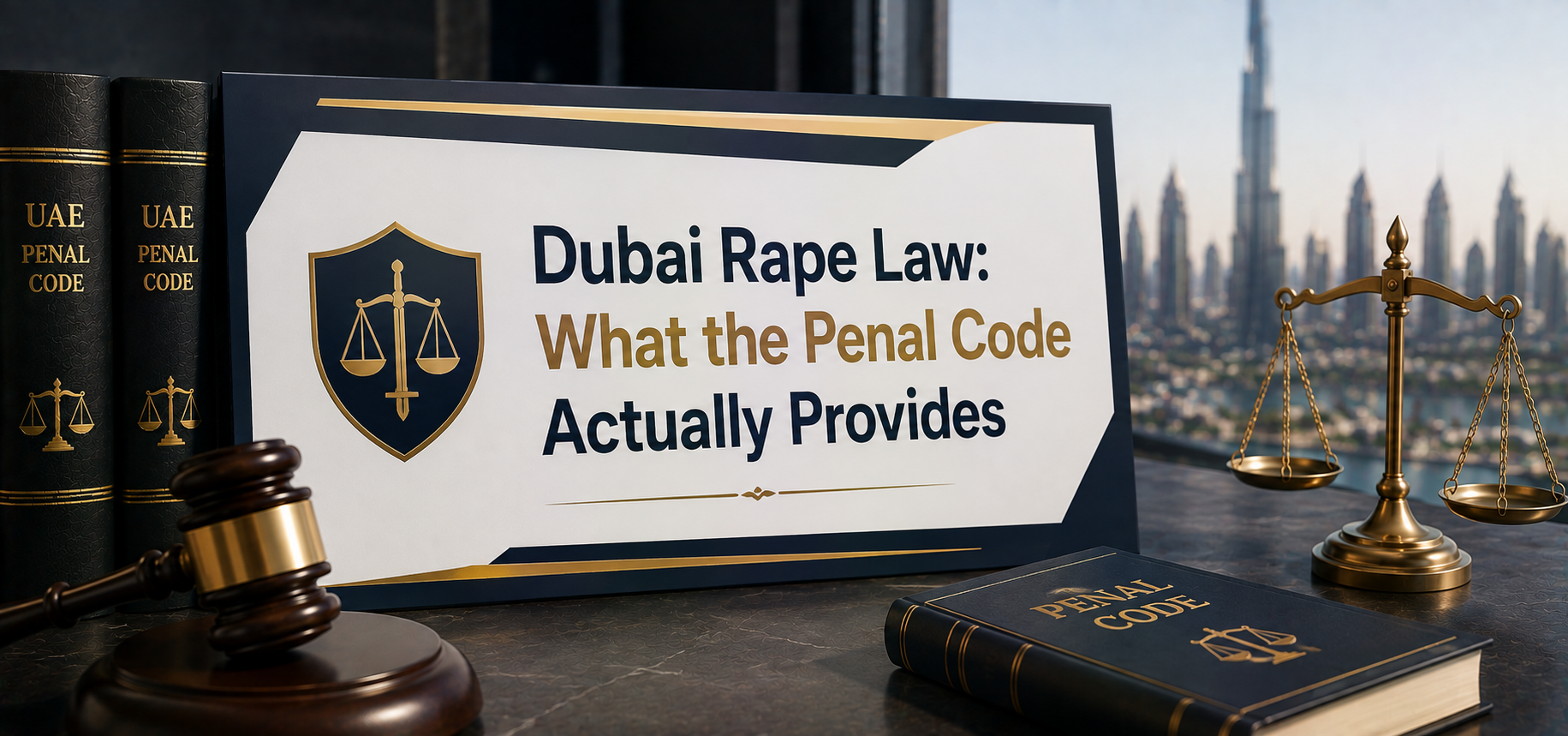 Dubai Rape Law: What the Penal Code Actually Provides