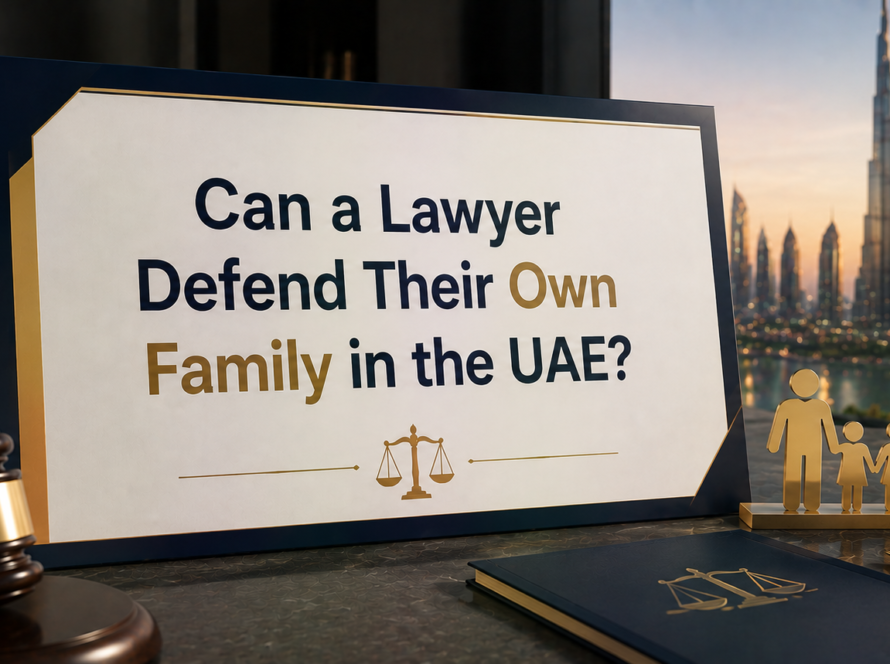Can a Lawyer Defend Their Own Family in the UAE?