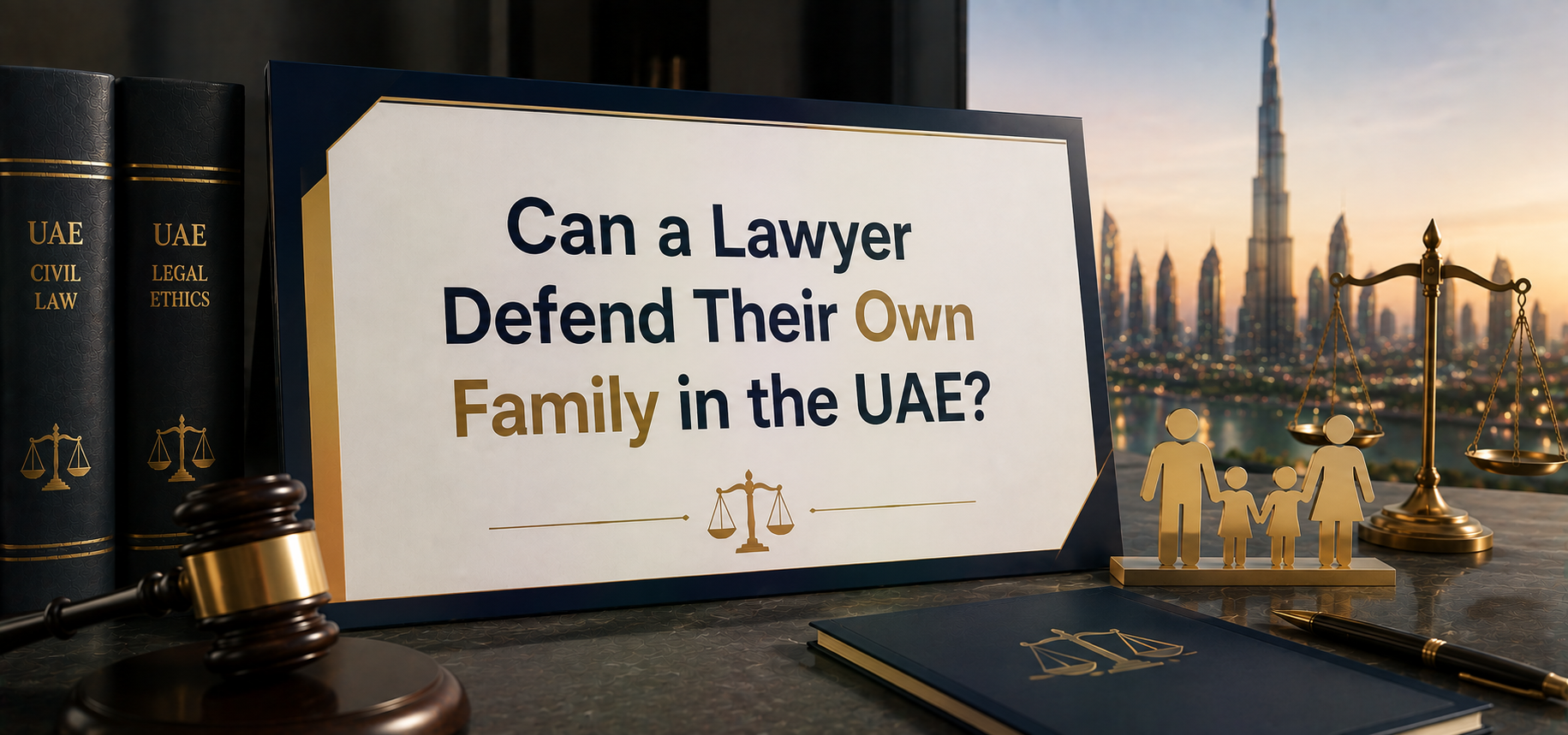 Can a Lawyer Defend Their Own Family in the UAE?