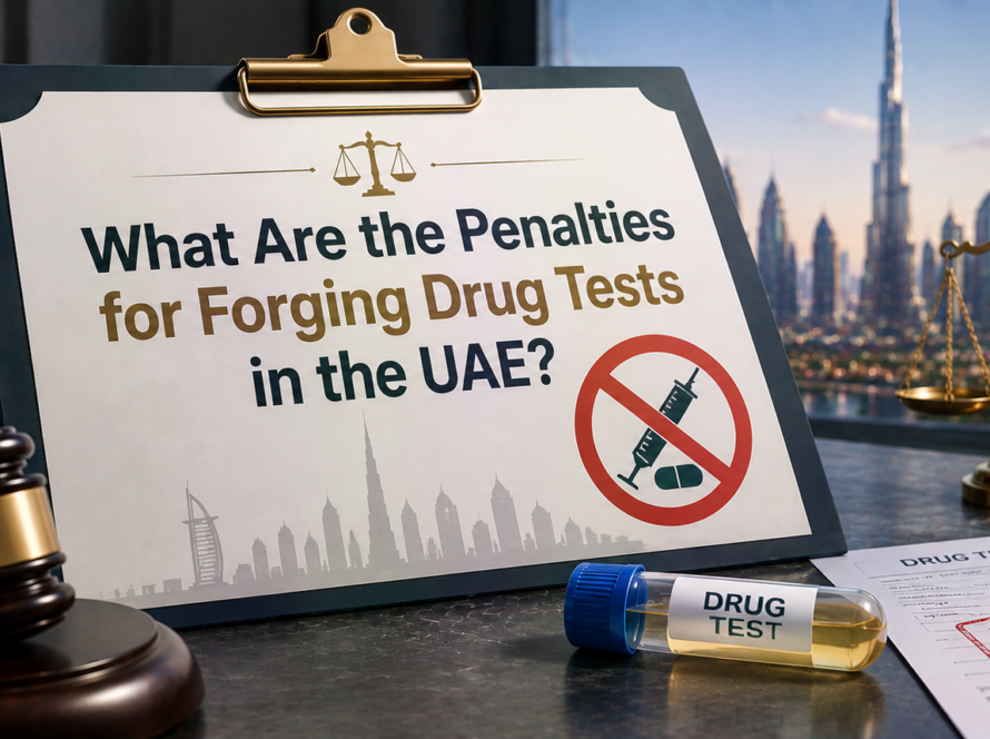 What Are the Penalties for Forging Drug Tests in the UAE?