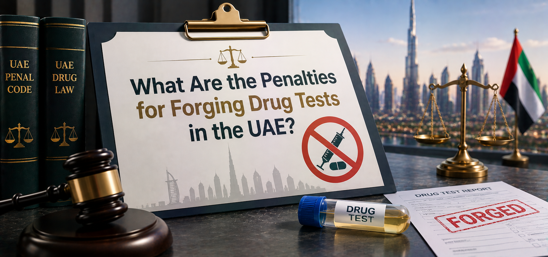 What Are the Penalties for Forging Drug Tests in the UAE?