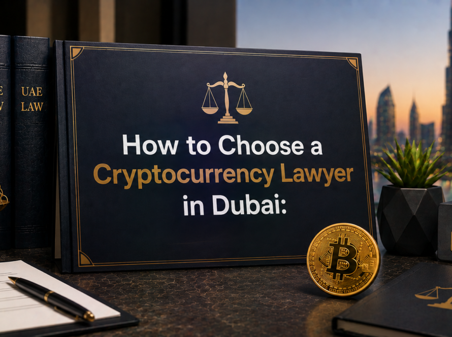 How to Choose a Cryptocurrency Lawyer in Dubai: