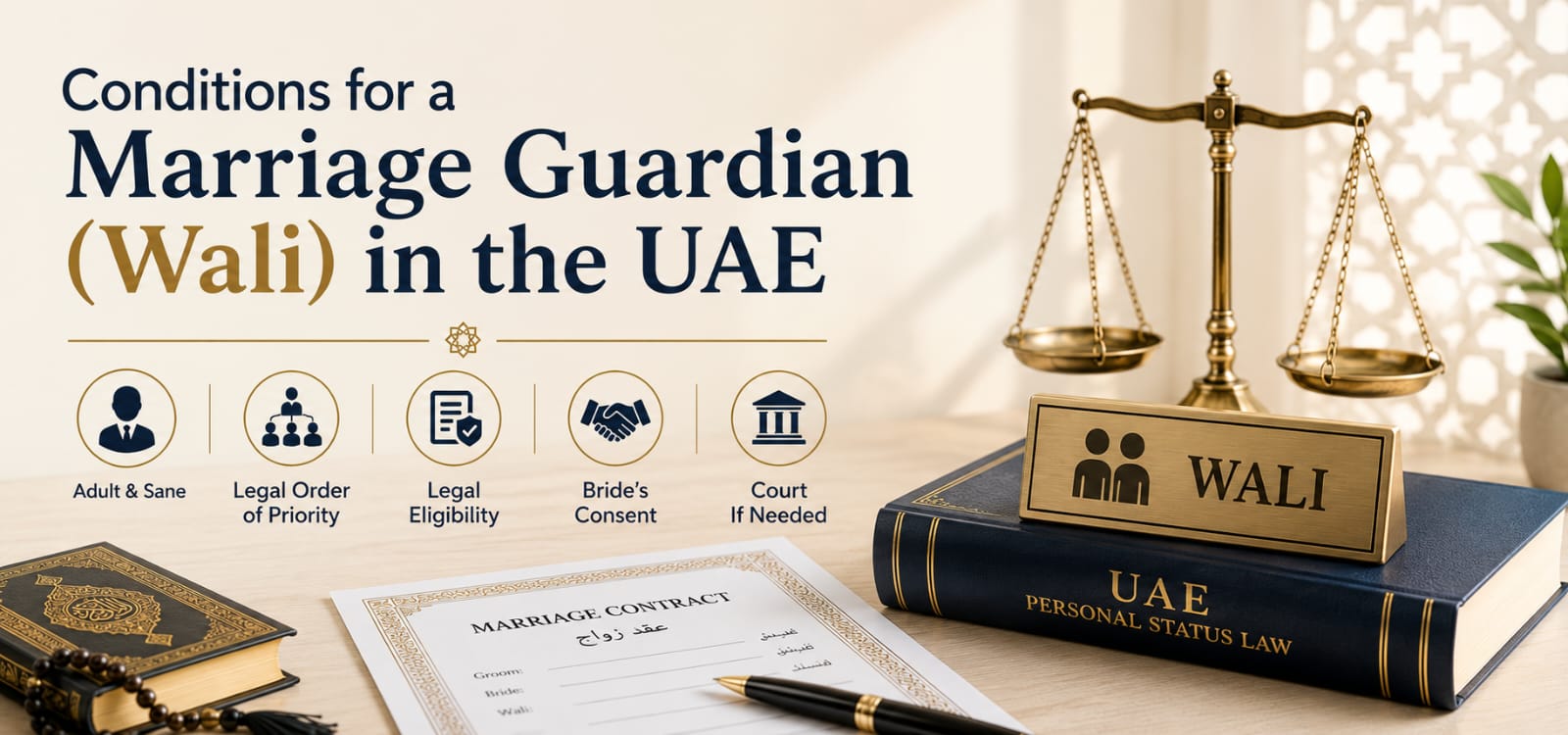 Conditions for a Marriage Guardian in the UAE