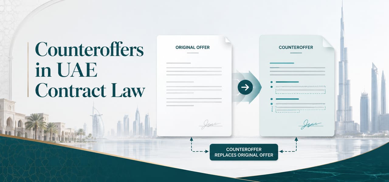 Counteroffers in Contract Law UAE