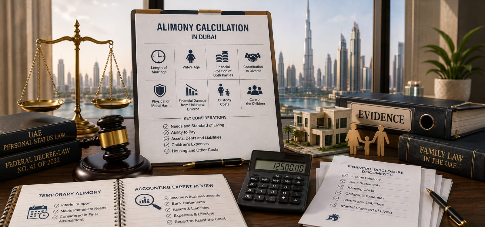How Is Alimony Calculated in Dubai