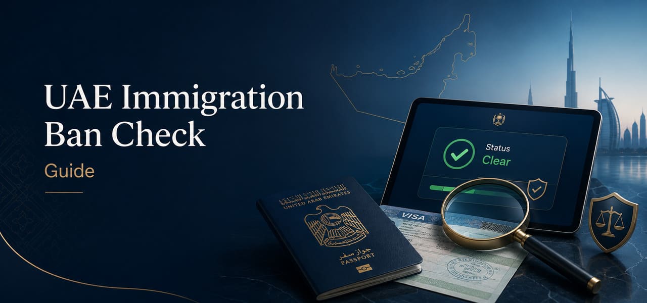 How to Check an Immigration Ban in the UAE