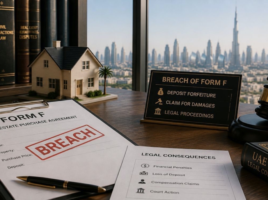What Happens If a Buyer Breaches Form F in UAE