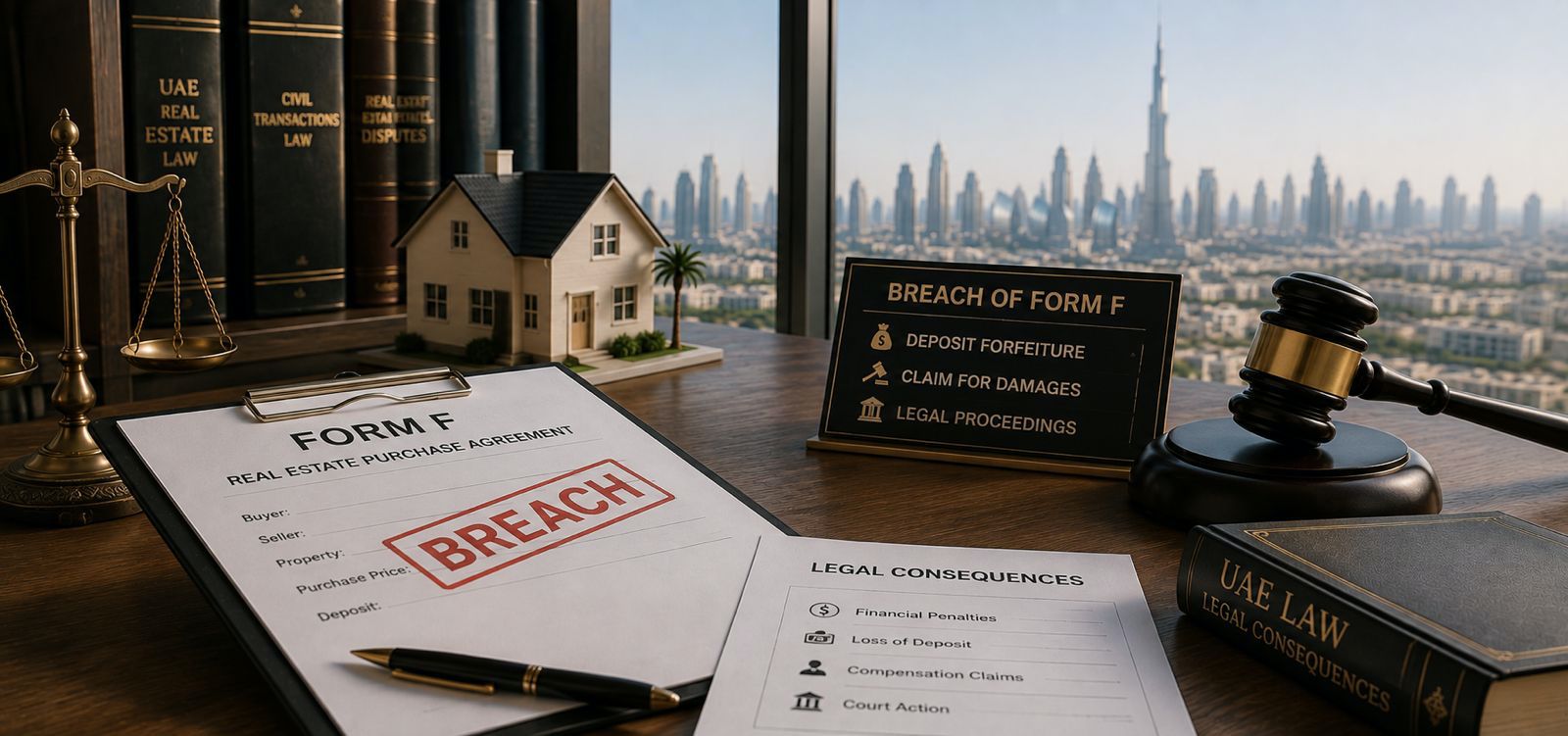 What Happens If a Buyer Breaches Form F in UAE