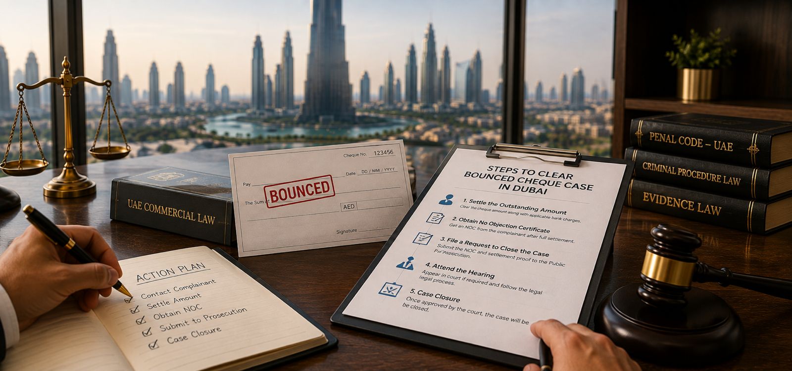 How to Clear a Bounced Cheque Case in Dubai