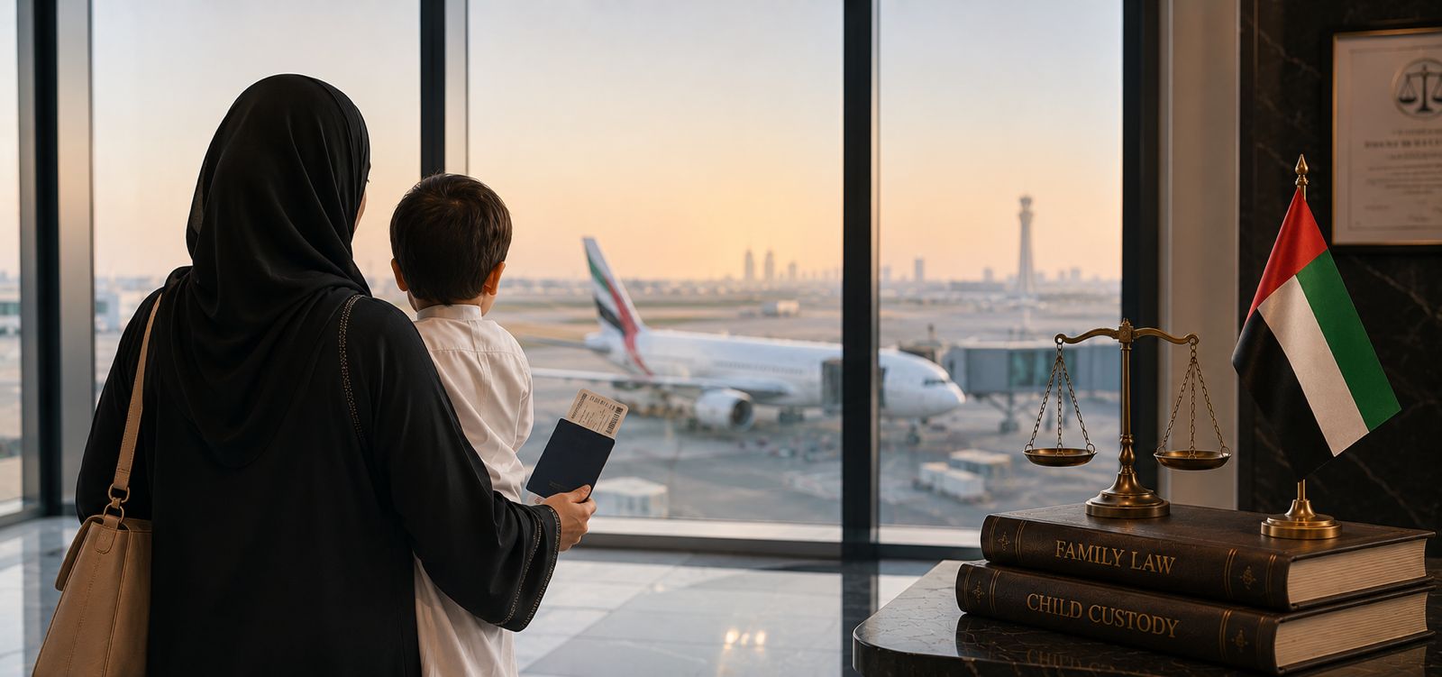 Can a Custodial Mother Travel Abroad with Her Child in the UAE?