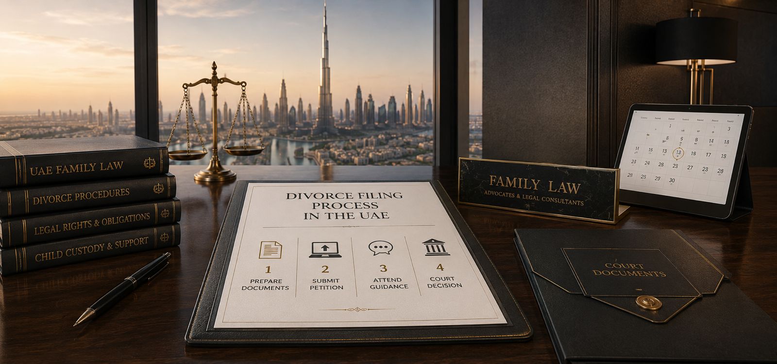 How to File for Divorce Without a Lawyer in the UAE?