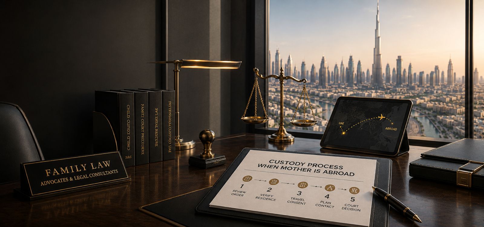 Custody of a Child When the Mother Is Abroad UAE Law