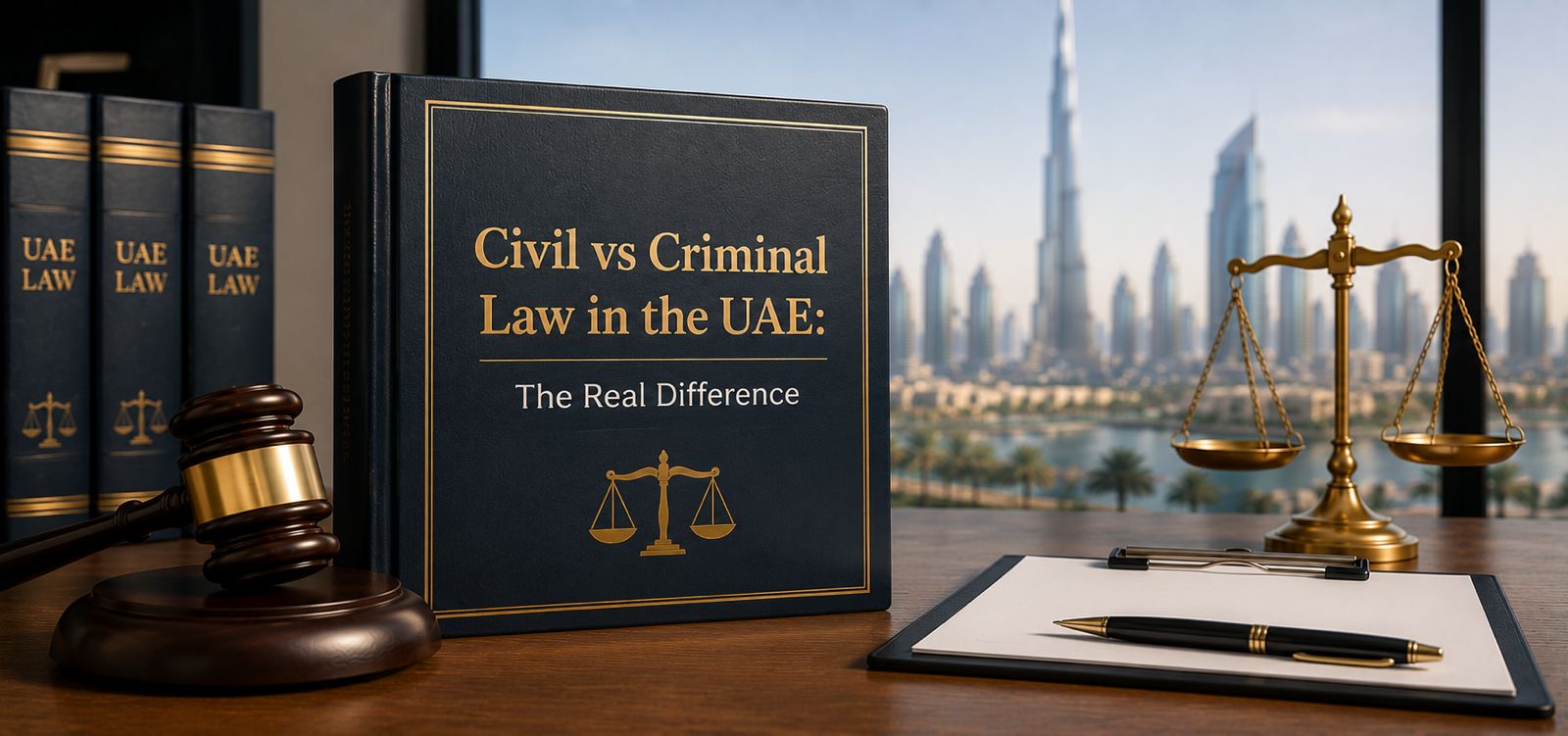 Civil vs Criminal Law in the UAE: The Real Difference