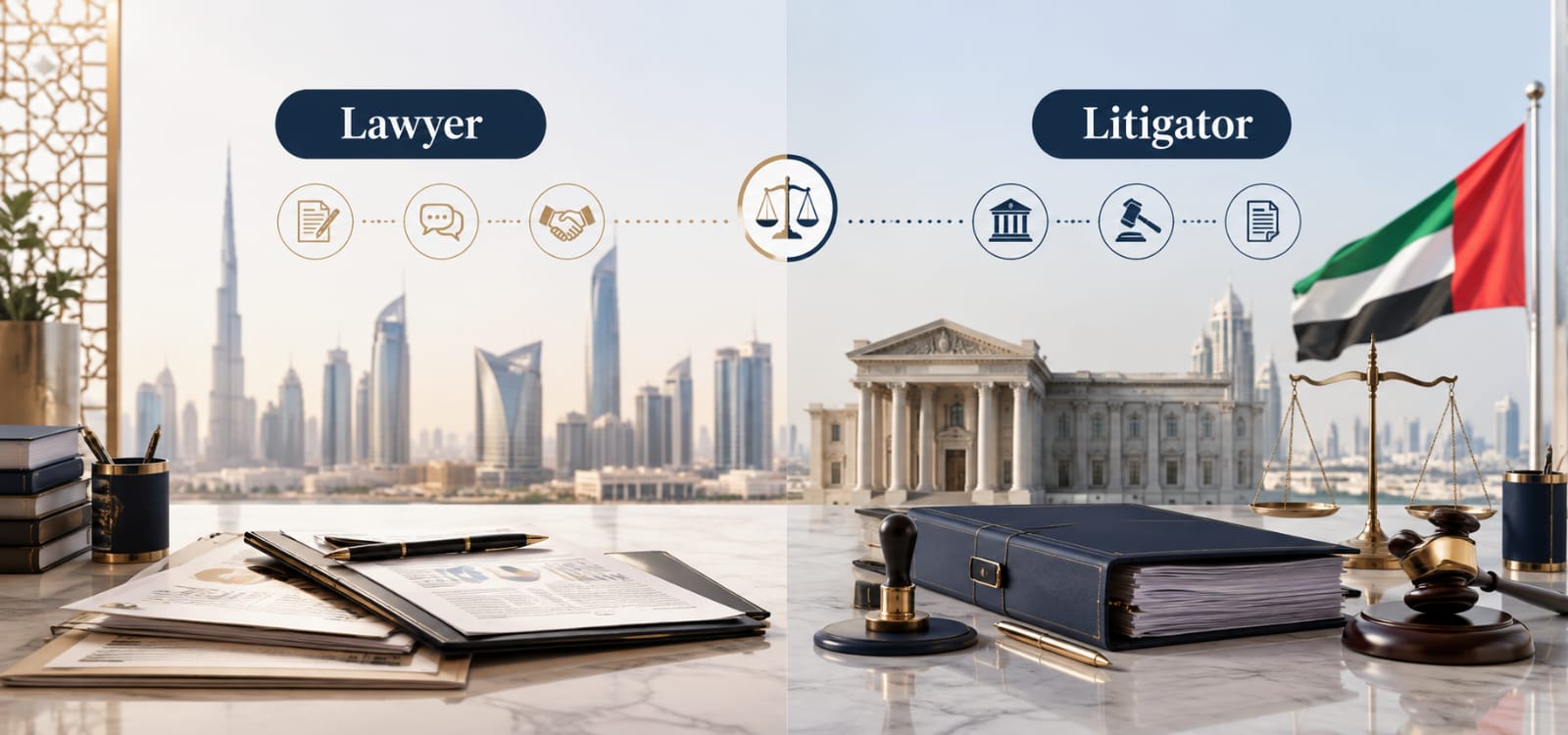 what is the difference between a litigator and a lawyer