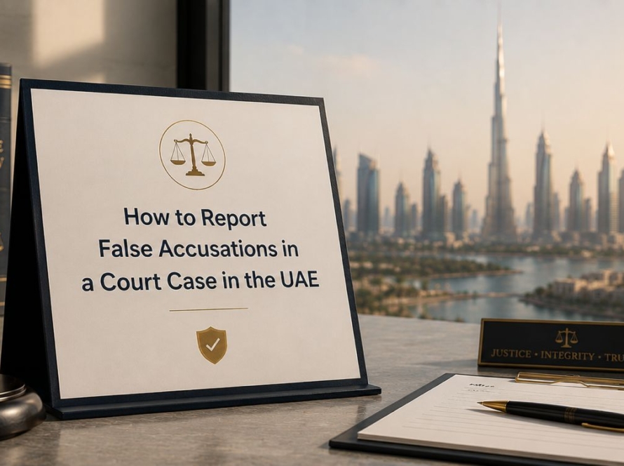 How Do Report False Accusations in a Court Case