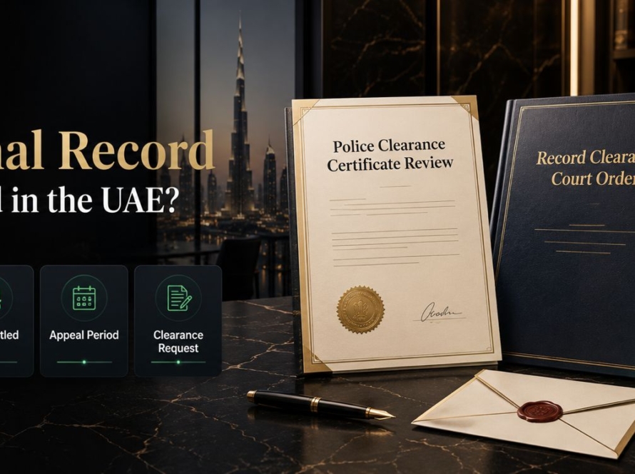 Can a Criminal Record Be Cleared in the UAE?
