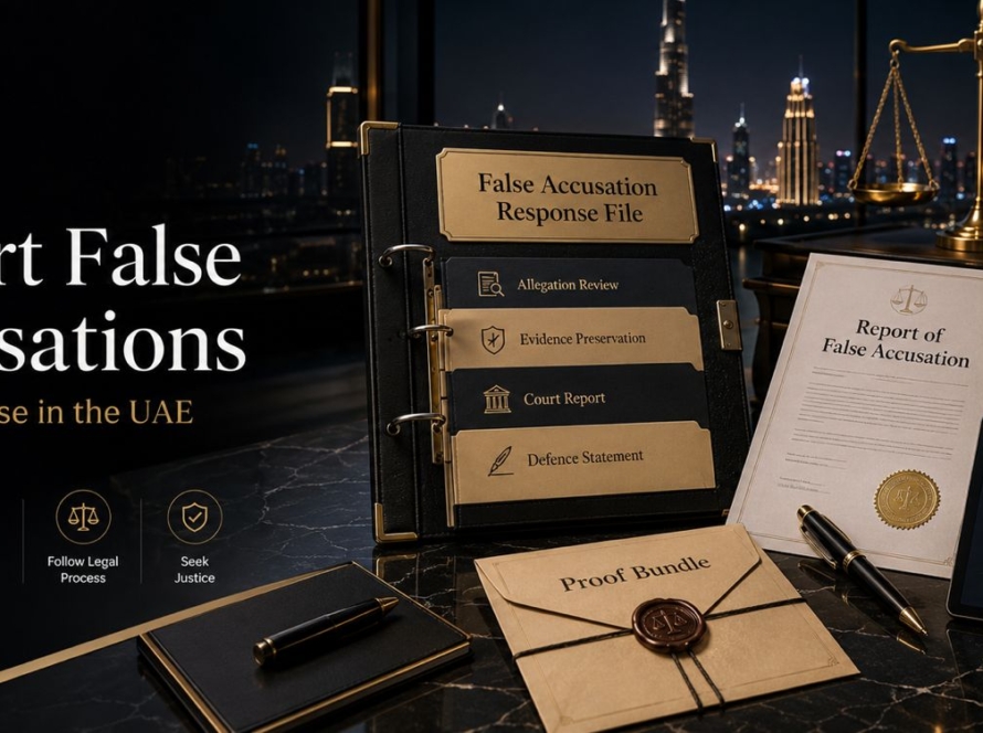 How to Report False Accusations in a Court Case in the UAE?