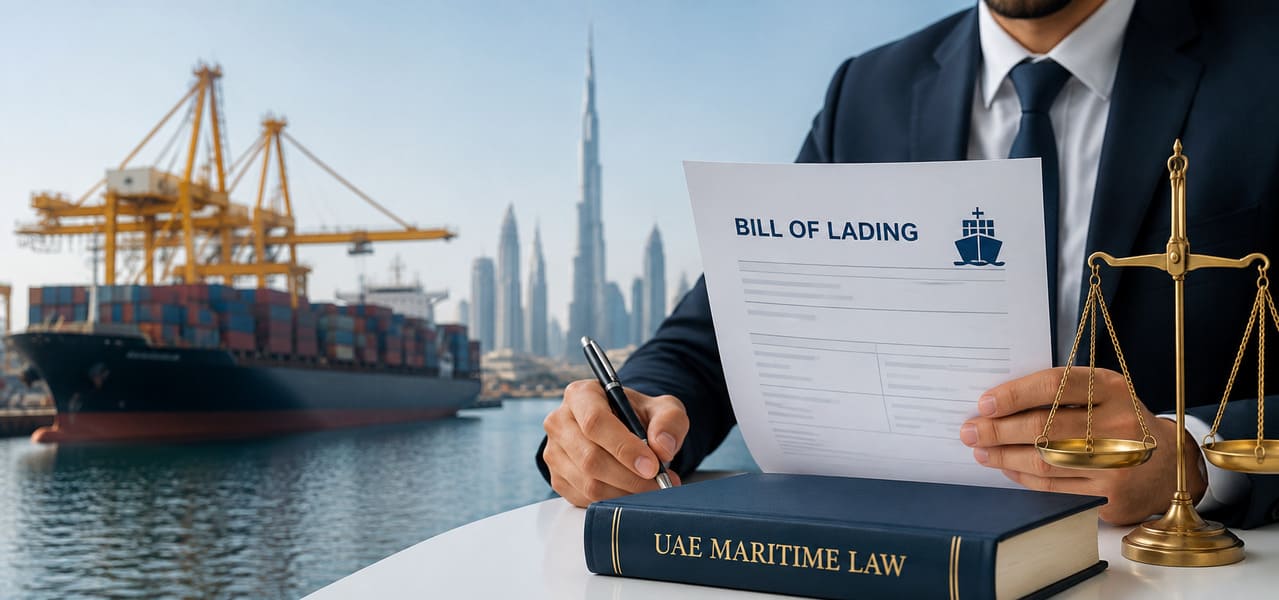 What Is a Bill of Lading Under UAE Law