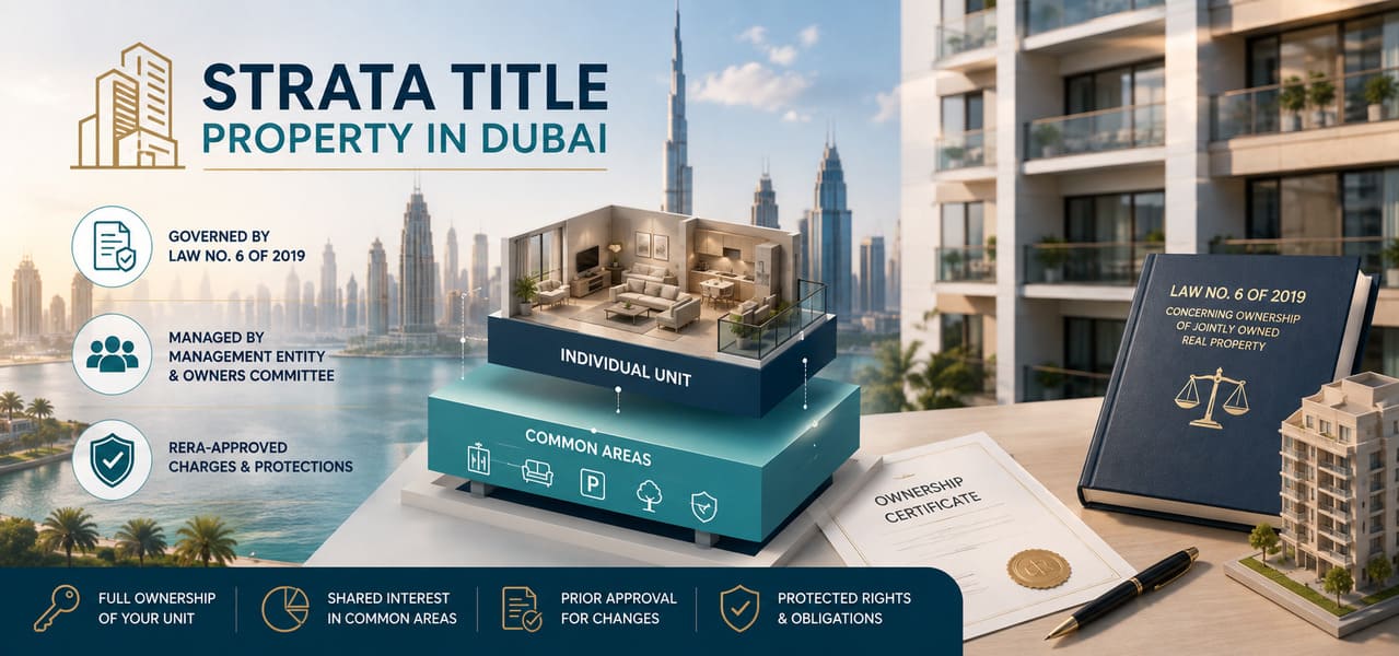 what is a strata title property in Dubai