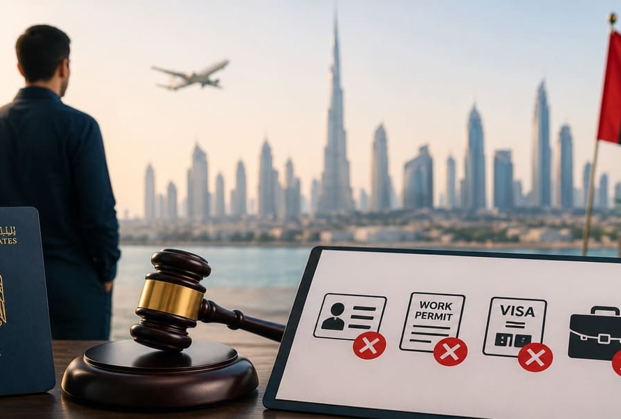 what is the punishment for absconding in uae