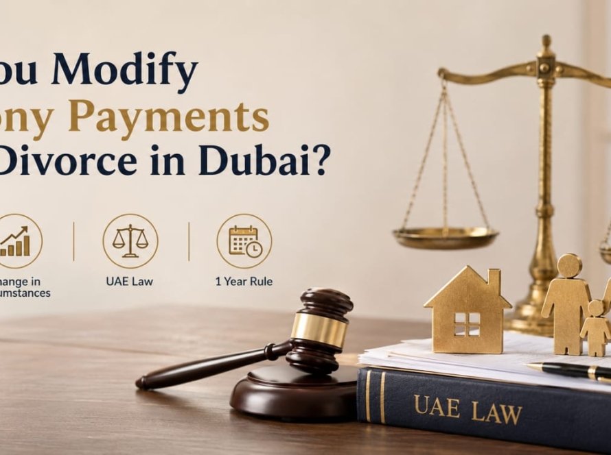 can you modify alimony payments after divorce in Dubai