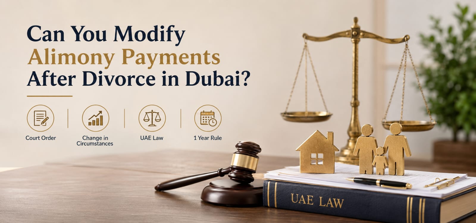 can you modify alimony payments after divorce in Dubai