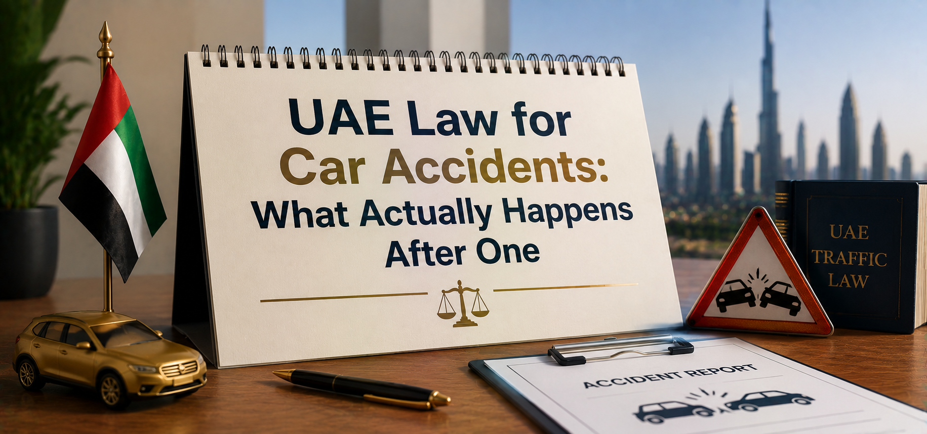 UAE Law for Car Accidents: What Actually Happens After One