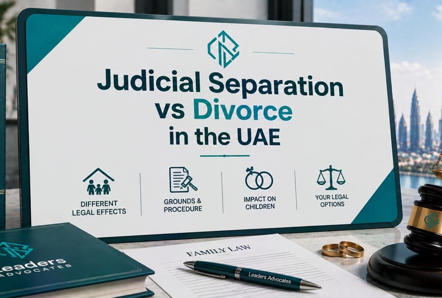 Judicial Separation vs Divorce in the UAE