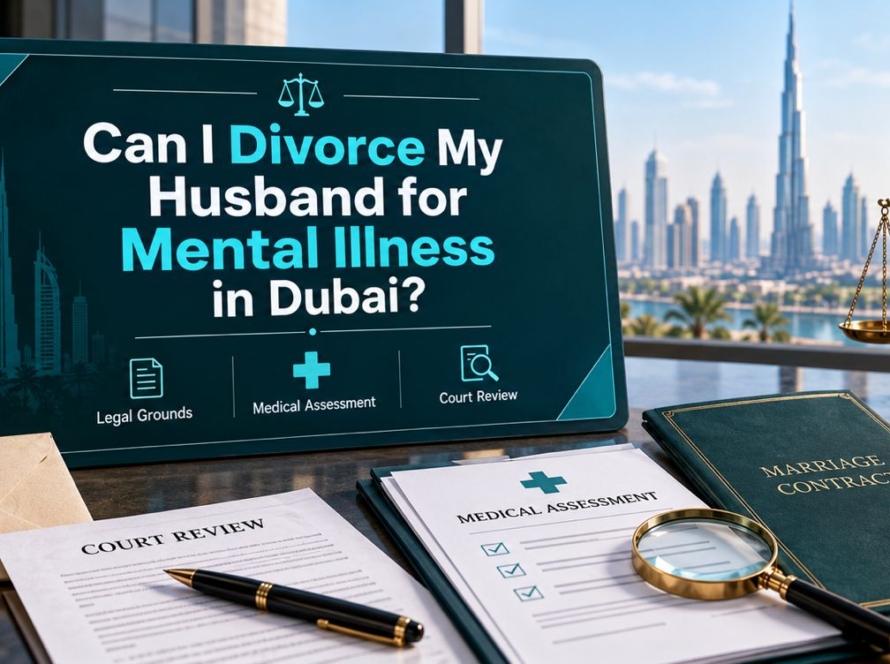 Can I divorce my husband for mental illness in Dubai?