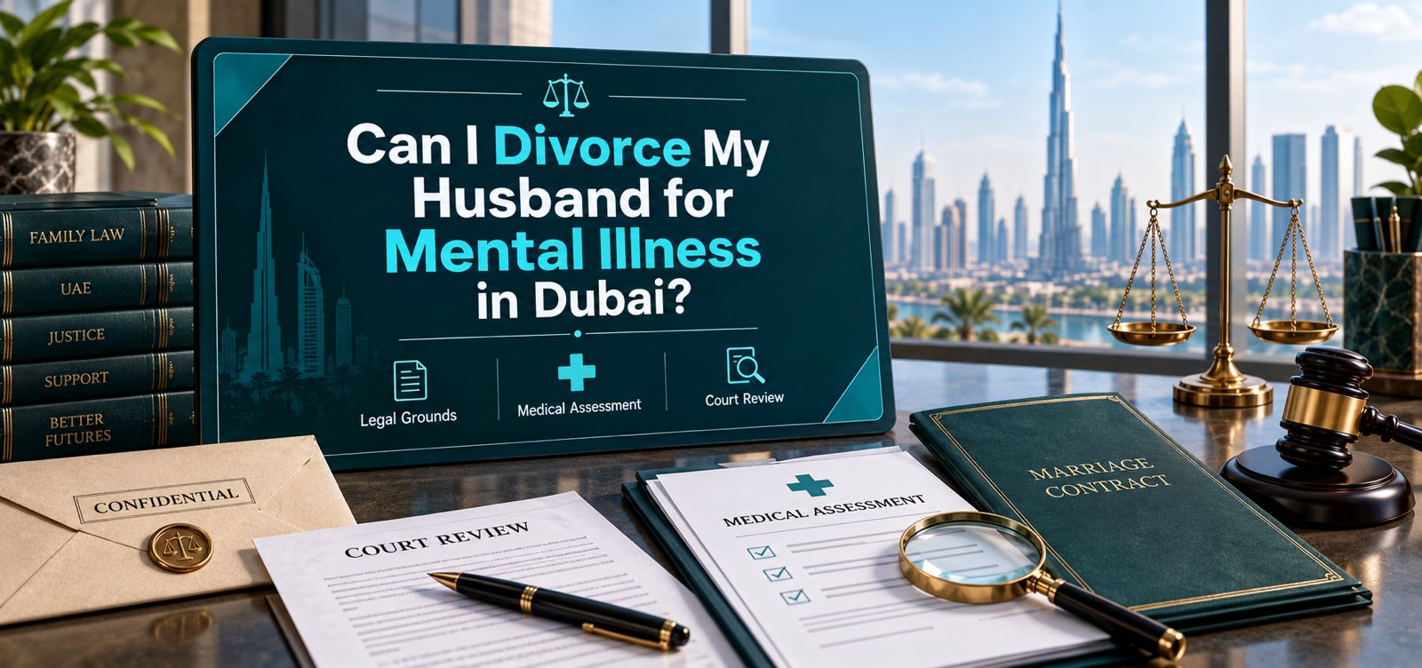 Can I divorce my husband for mental illness in Dubai?