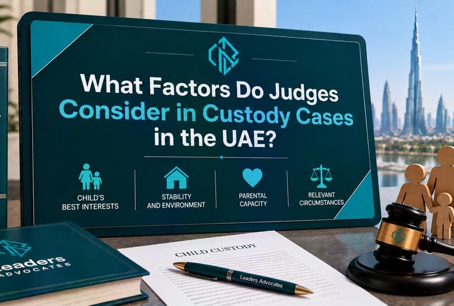 What Factors Do Judges Consider in Custody Cases in the UAE?