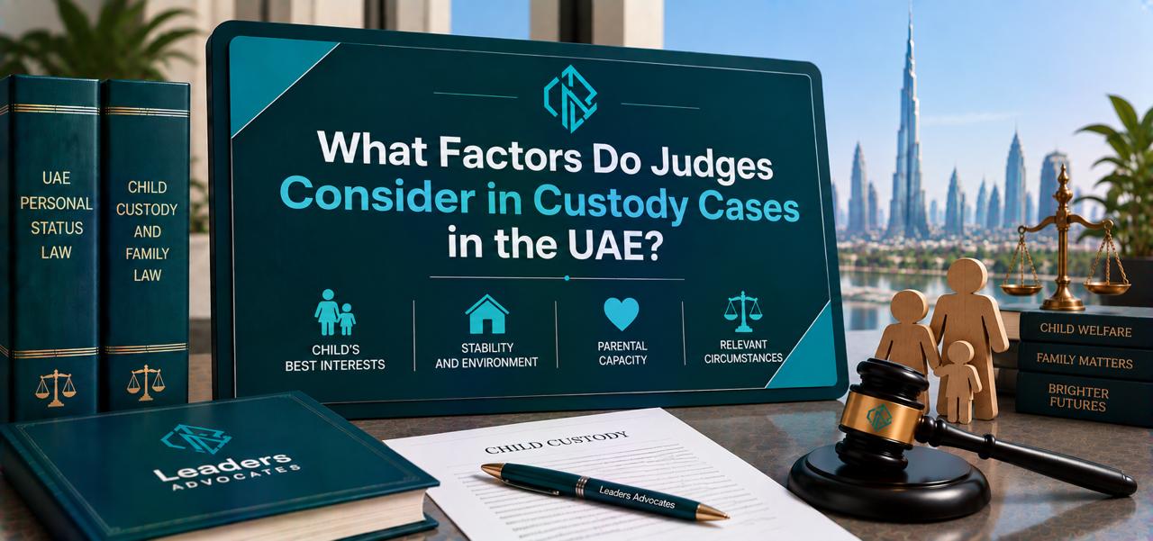 What Factors Do Judges Consider in Custody Cases in the UAE?