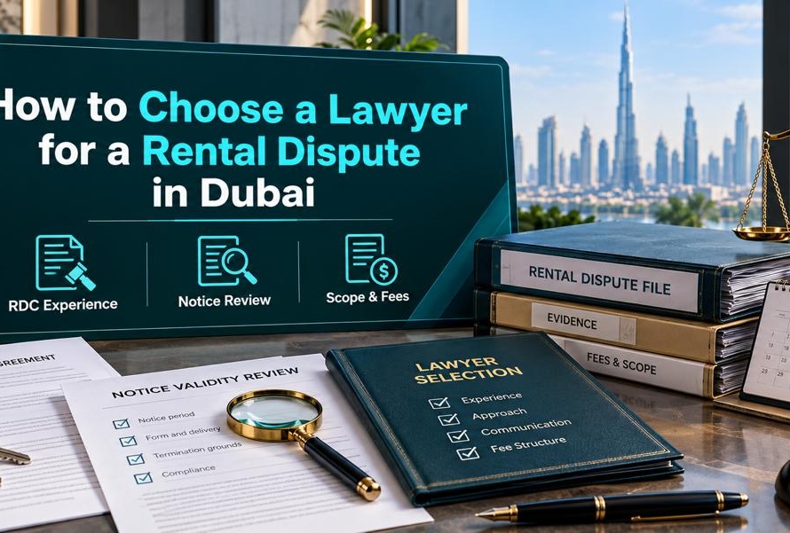How to Choose a Lawyer for a Rental Dispute in Dubai