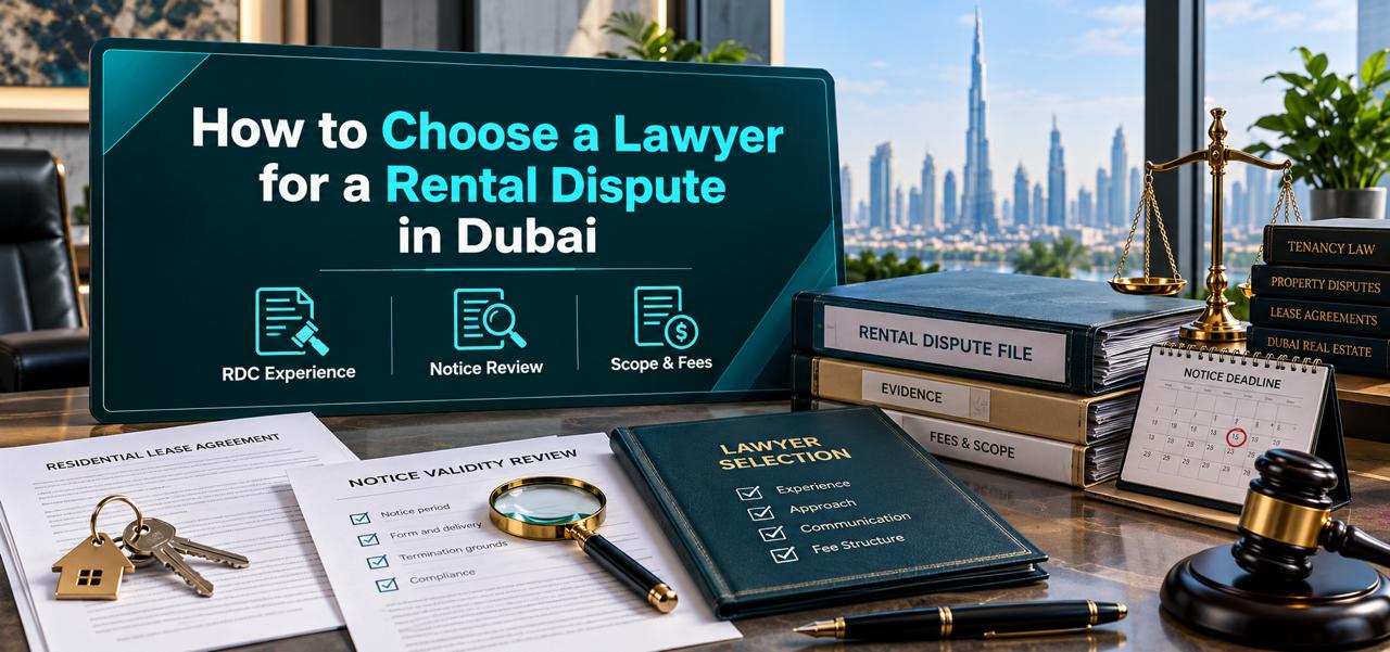 How to Choose a Lawyer for a Rental Dispute in Dubai