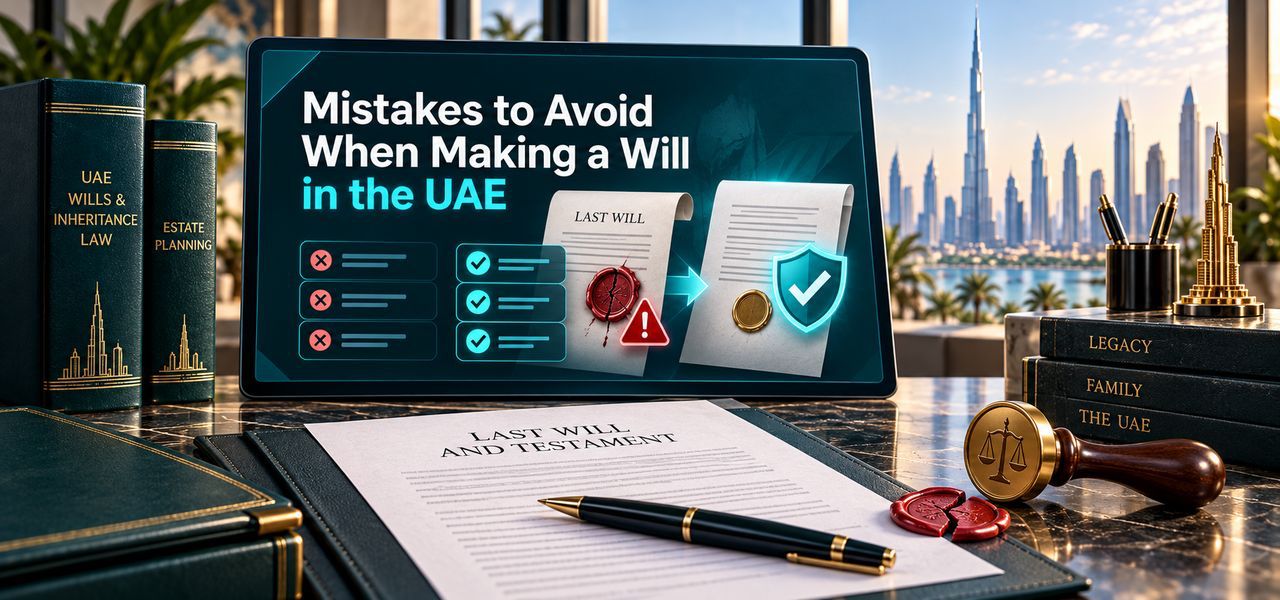 Mistakes to Avoid When Making a Will in the UAE