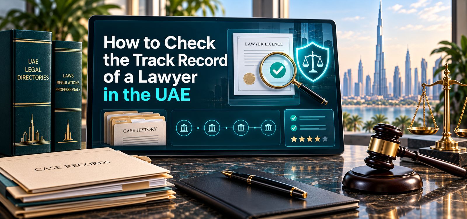 How to Check the Track Record of a Lawyer in the UAE