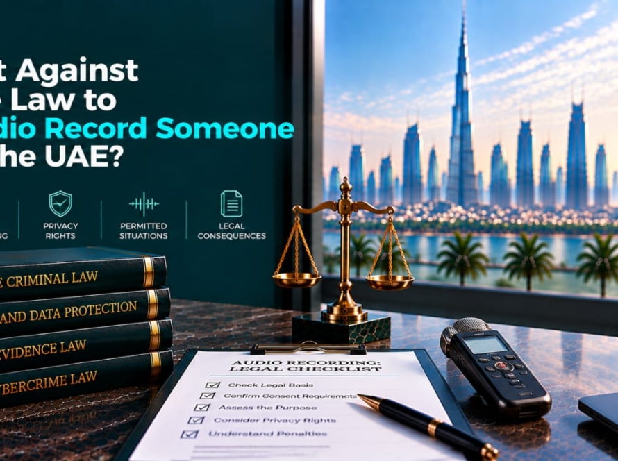 Is It Against the Law to Audio Record Someone in the UAE?