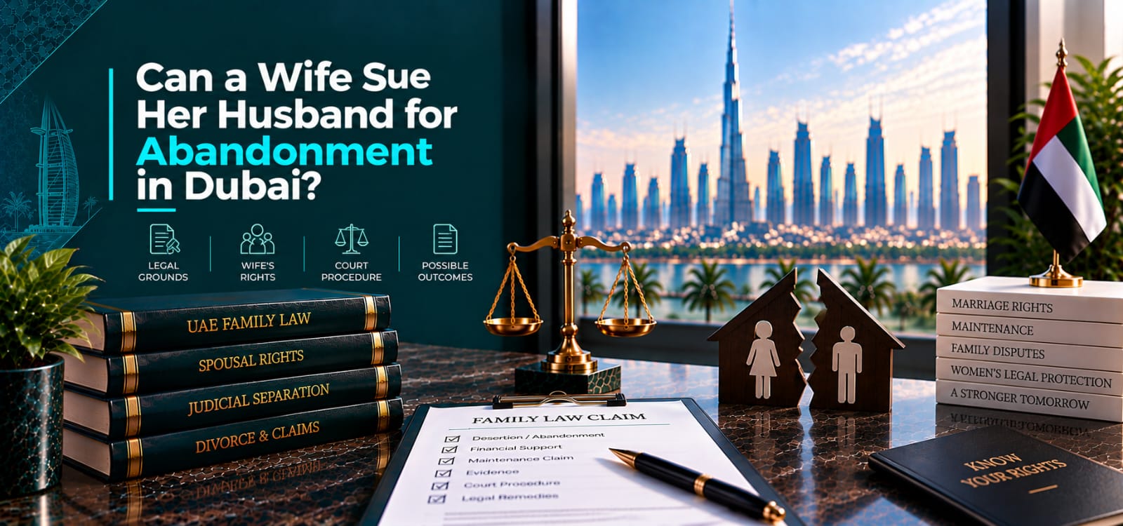 Can a Wife Sue Her Husband for Abandonment in Dubai?