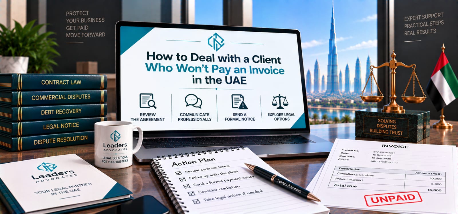 How to Deal with a Client Who Won't Pay an Invoice in the UAE