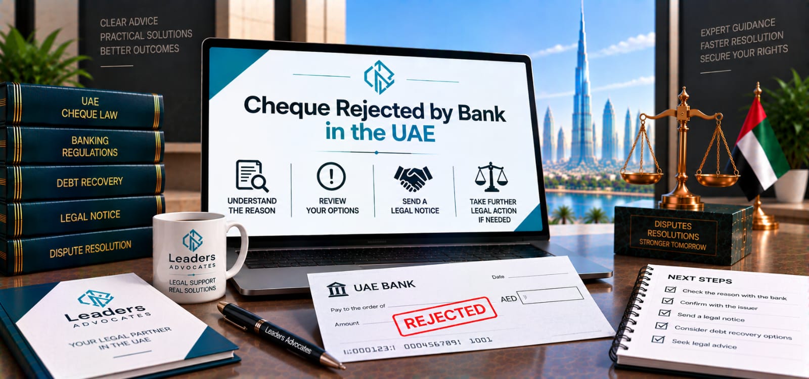 Cheque Rejected by Bank in the UAE