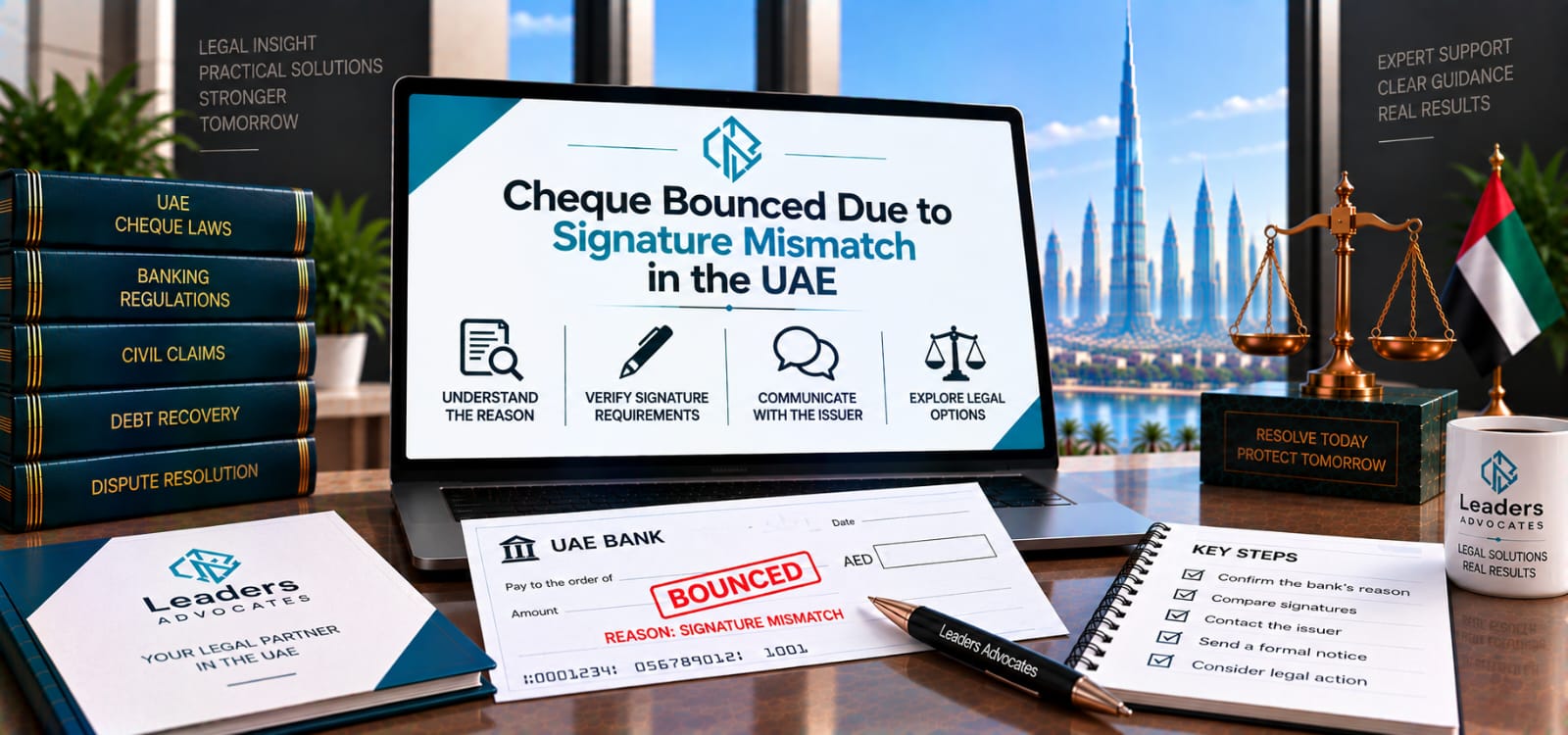 Cheque Bounced Due to Signature Mismatch in the UAE