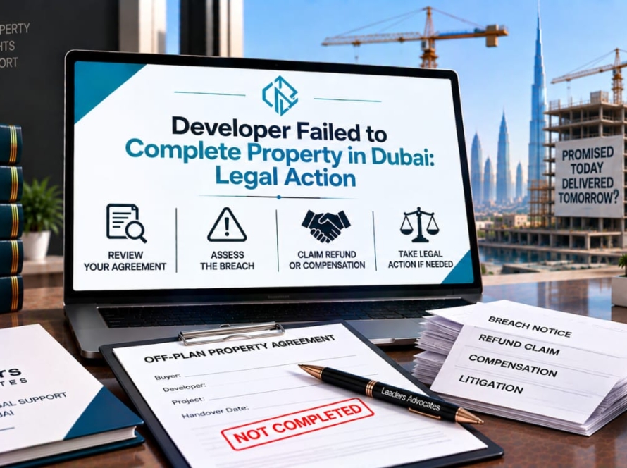 Developer Failed to Complete Property in Dubai: Legal Action