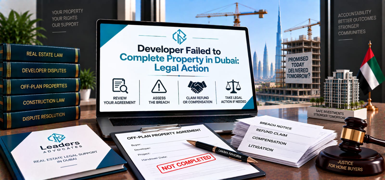 Developer Failed to Complete Property in Dubai: Legal Action